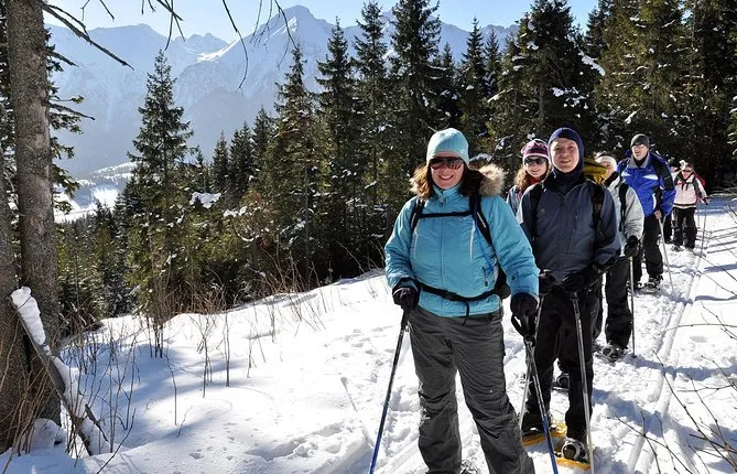 Snowshoeing in High Tatras: Zdiar to Bachledova Valley
