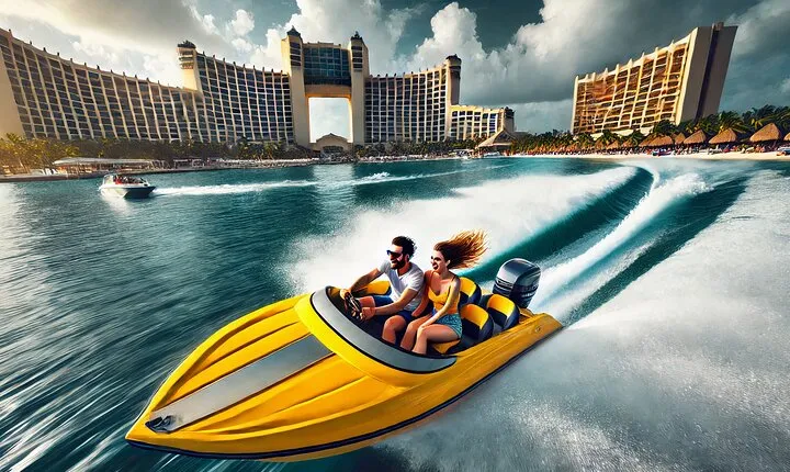 SpeedBoat Jungle Tour + Snorkel Experience in Cancun