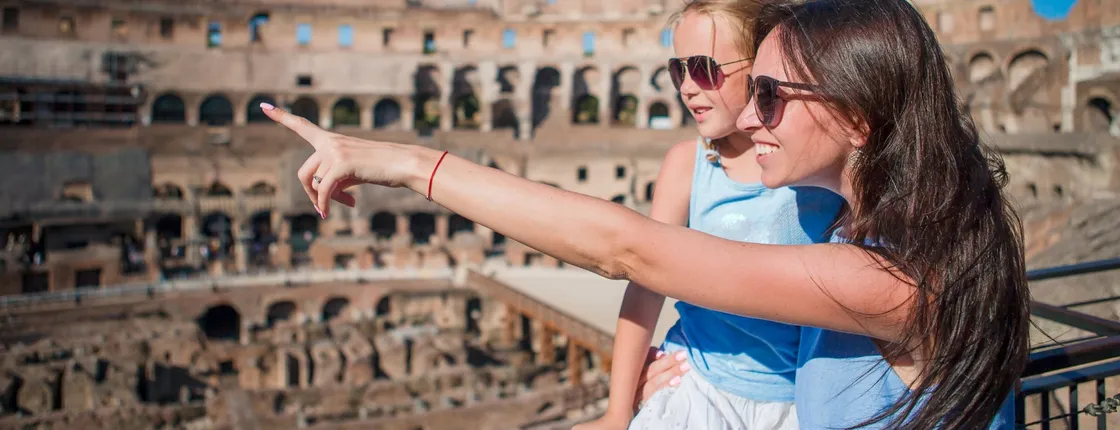 Gladiator tour of the Colosseum for kids and family