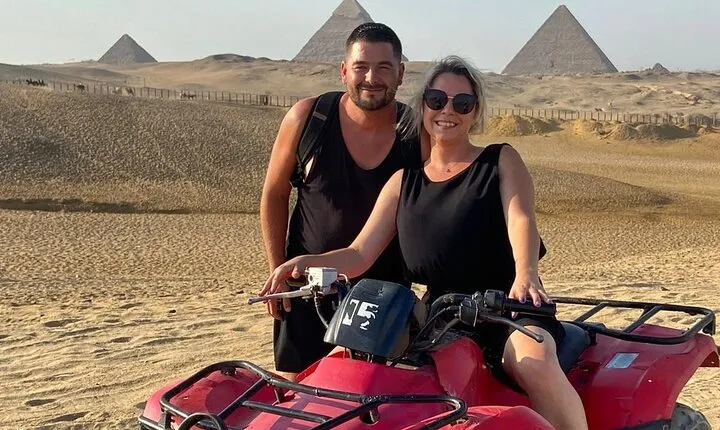 private tour Quad bike ATV ride and sound and light show at Giza