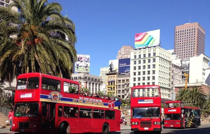 San Francisco Downtown/Golden Gate Bridge DELUXE Bus Tour -2 Days