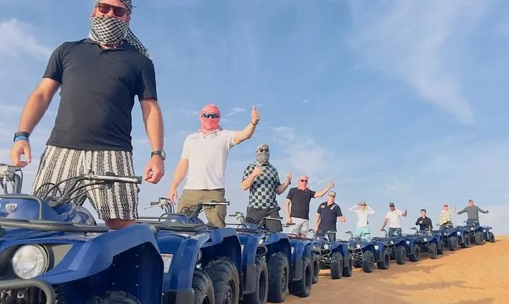 Morning Open Desert Safari with Quad Bike Ride – Shared Car