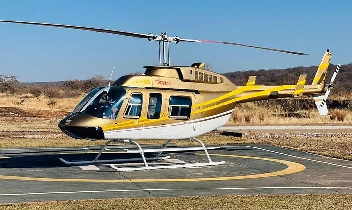 Helicopter Tour Over Victoria Falls with Free Hotel Pickup