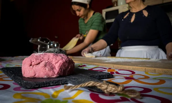 Homemade fresh pasta cooking class