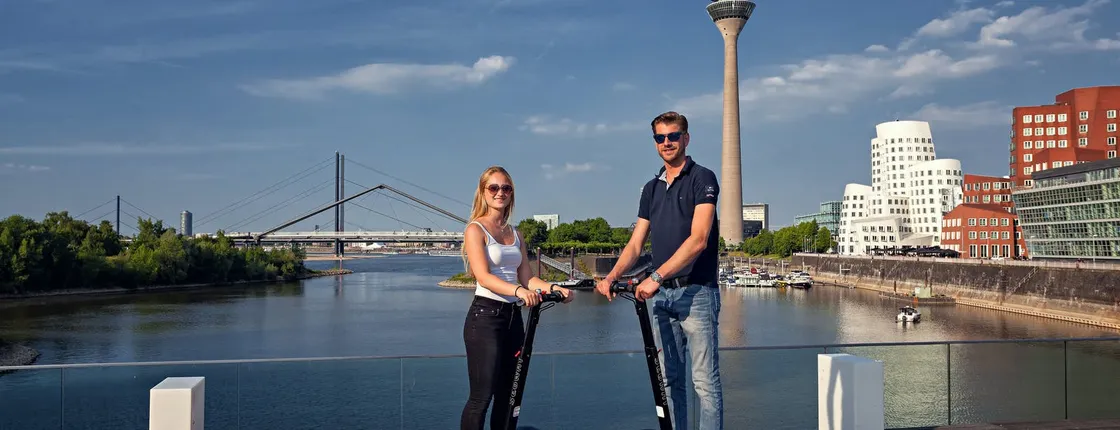 Düsseldorf guided Segway™ Rhine tour