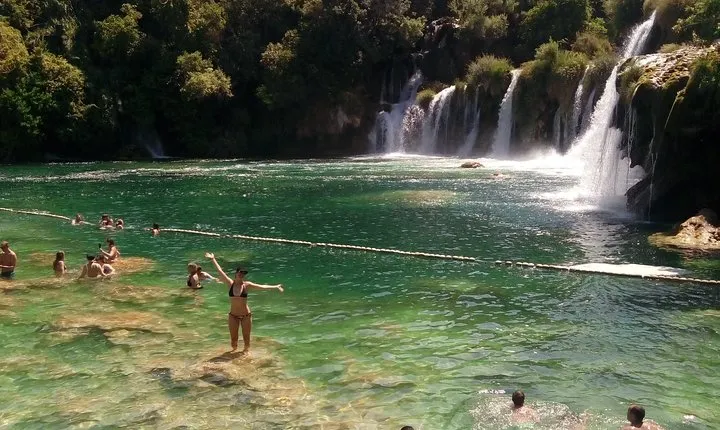Krka Private Tour via Trogir with tickets from Split
