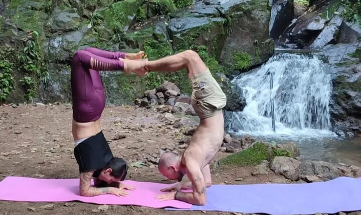 1-Hour Jungle Yoga with Waterfall Trails at Arenal Volcano