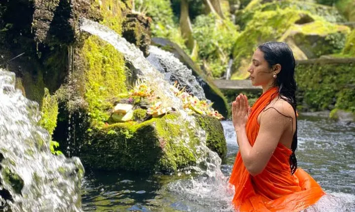 Bali Sacred Melukat Purification Ritual at Holy Water Temples