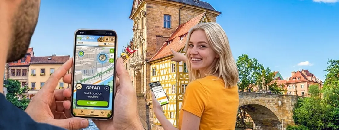 Self-guided digital scavenger hunt in Bamberg