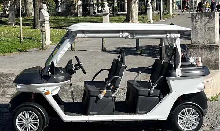 Golf Cart Around Imperial Rome