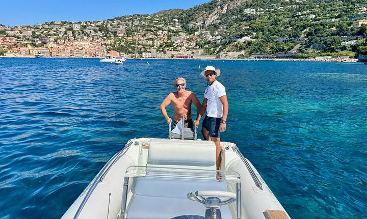 From Nice Private Boat Tour, Snorkeling and Scenic Views