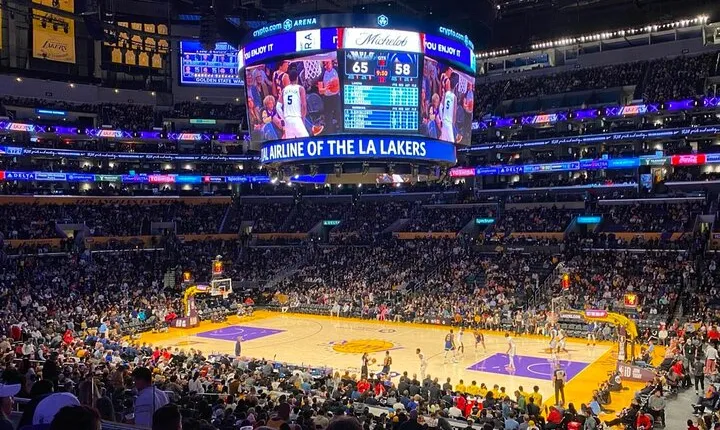 Los Angeles Lakers Basketball Game at Crypto.com Arena