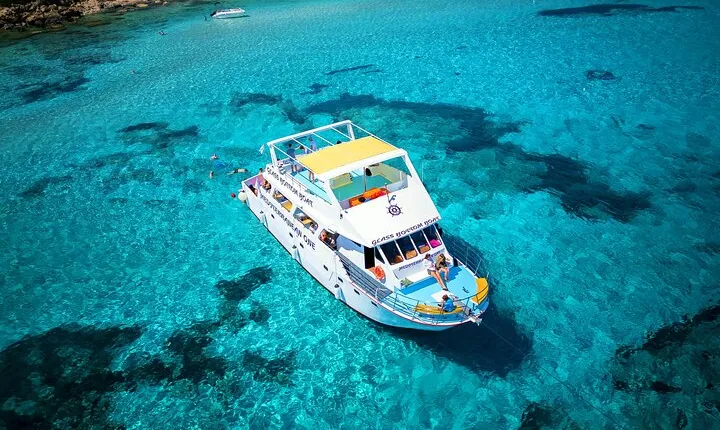 Blue Lagoon (Akamas) Relax Boat Cruise from Paphos
