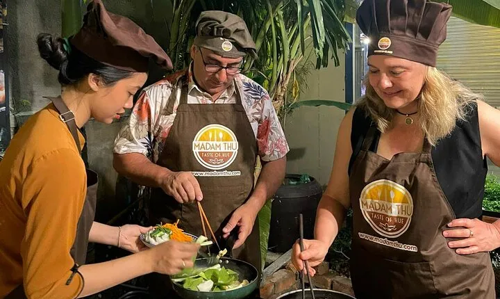 Hue Cooking Class with Madam Thu: Explore Authentic Flavors
