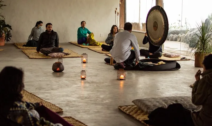 Sound Bath Session in Ecuador