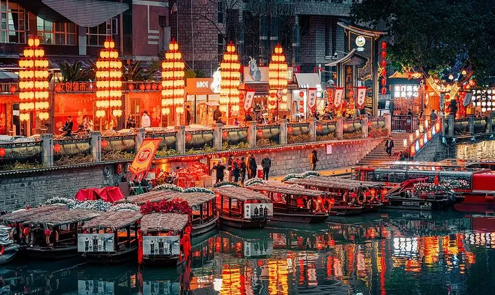 Sichuan Night Tour Jinjiang Cruise Experience