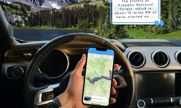 Smartphone Driving Tour between Boulder and Vail / Breckenridge