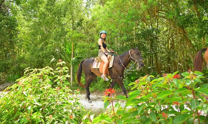 Horseback Riding plus ATV, Cenote, Ziplines, and Lunch