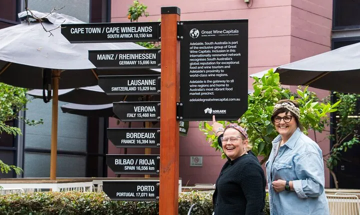 Adelaide "Firsts" Walking Tour - From Grid Plans to Great Wine