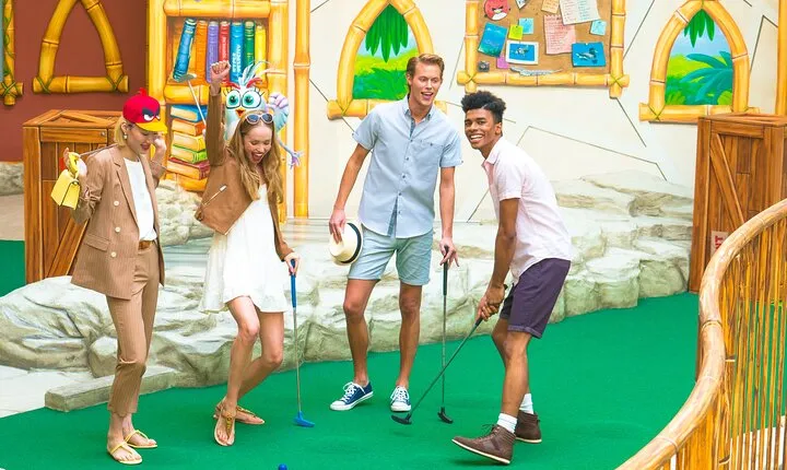 American Dream Angry Birds Indoor Mini Golf Ticket