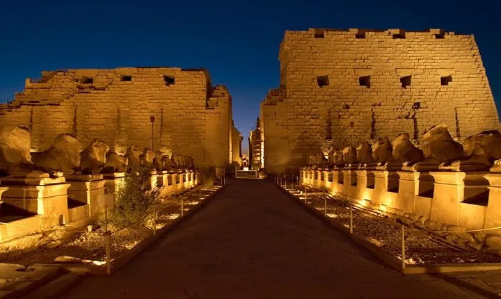Sound and Light show in karnak temple