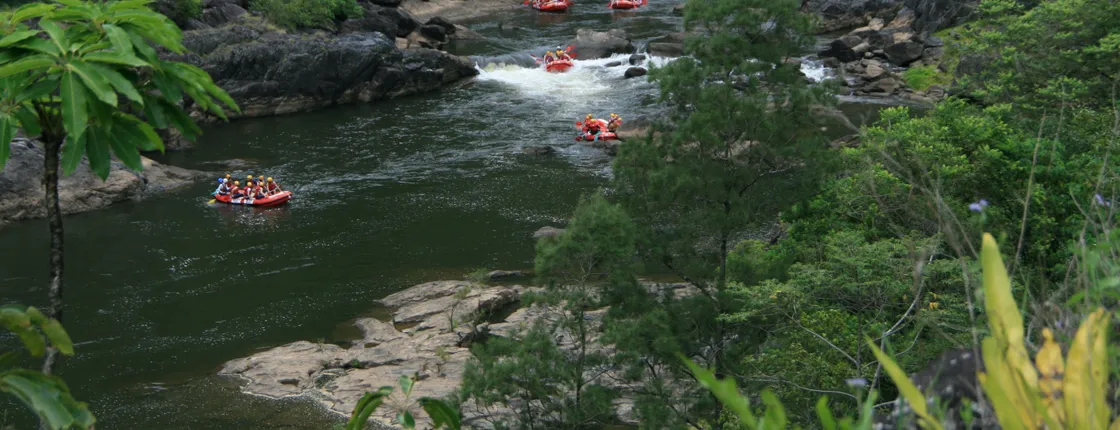 Half-day Barron River white-water rafting