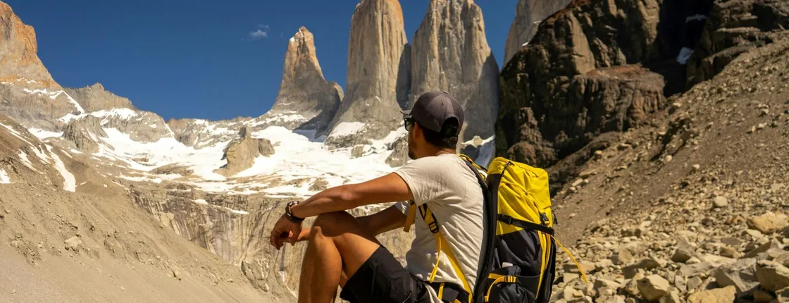 Torres del Paine towers guided hike