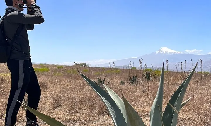 Latitude Zero, Volcano view with Indigenous Ritual Close to Quito