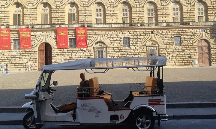 Private Florence Tour by Golf Cart ETukTuk with Audio Guide