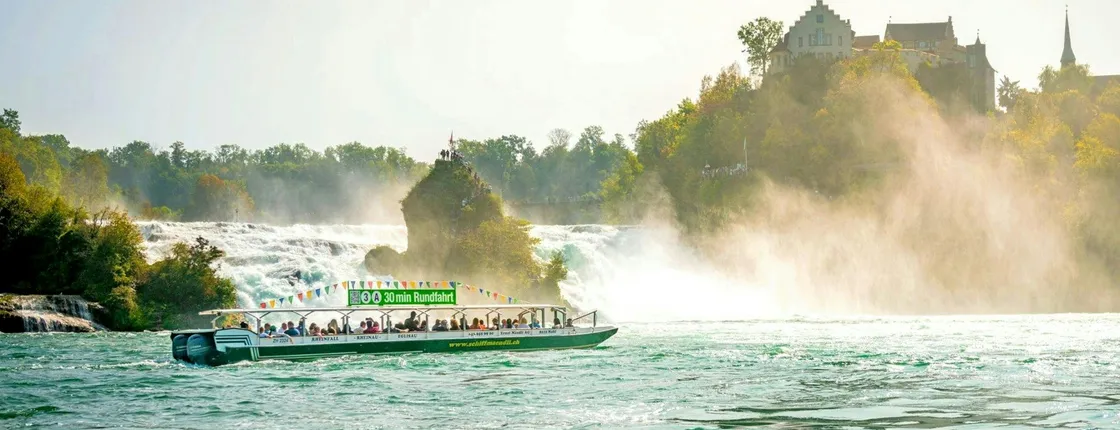 30-minute river cruise to the Rhine Falls