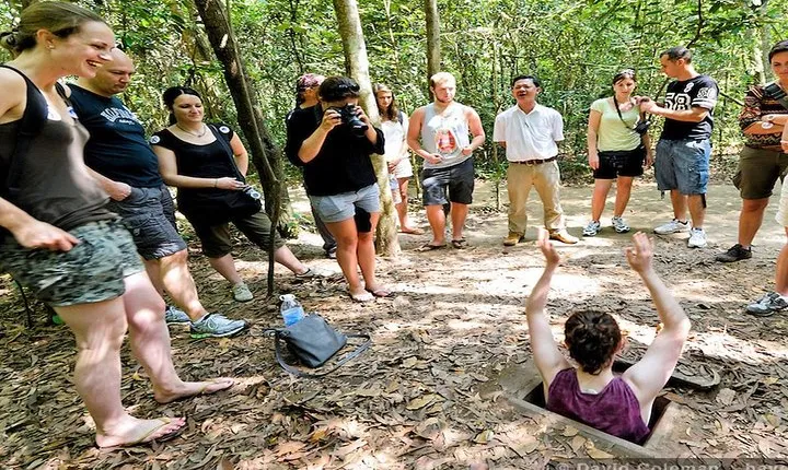 Cu Chi Underground Tunnels and Ho Chi Minh city or Mekong Delta
