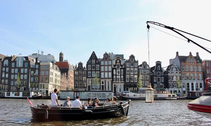 Amsterdam Canal Cruise on a small open boat (max 12 guests)