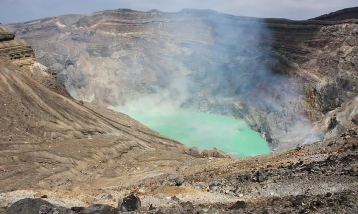 Day Trip Charter Bus Tour to Great nature Mt.Aso from Fukuoka
