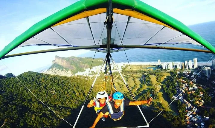 Tandem Hang Gliding Flight at Pedra Bonita - Rio de Janeiro by Rio Eco Trip