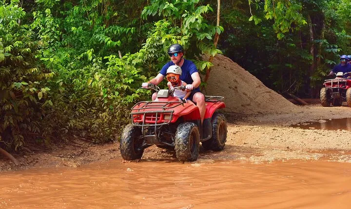 Cancun ATV Jungle Adventure & Isla Mujeres Catamaran Combo