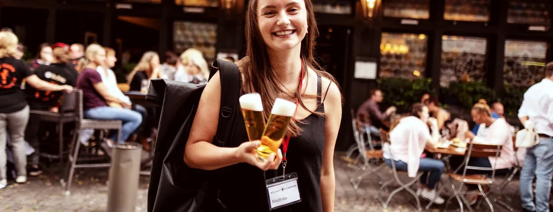 Cologne brewery tour including 3 "Kölsch" beer