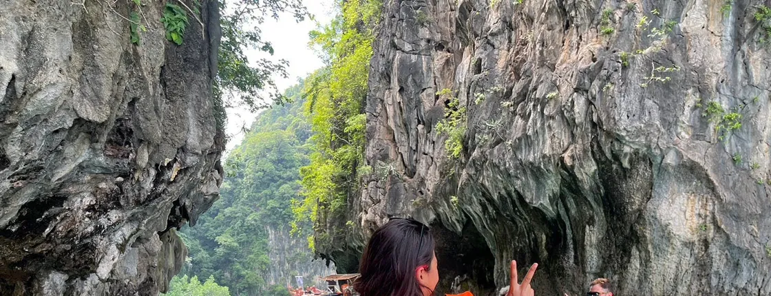 Kayak paddling tour of the Hong Islands from Krabi