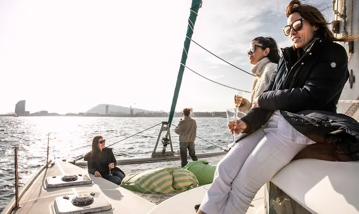 Barcelona Private Catamaran, Snacks and Cava, Sunset Option