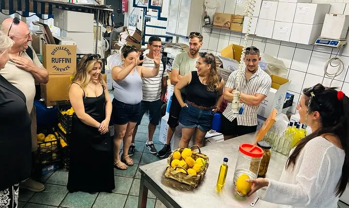 Sorrento Limoncello Tasting in a Seafront Factory