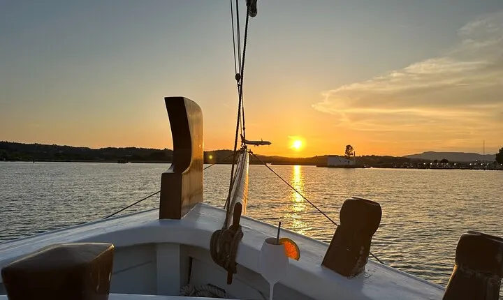 Corfu: Sunset Cruise on a Wooden Vessel with Cocktails & Bites