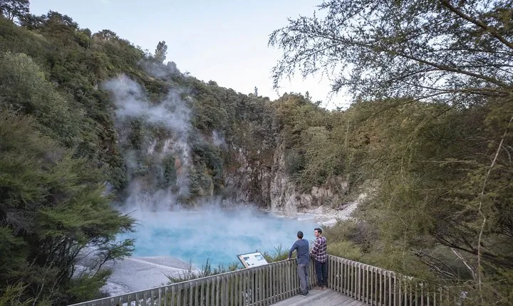 From Rotorua WAIMANGU VOLCANIC VALLEY Half Day Tour