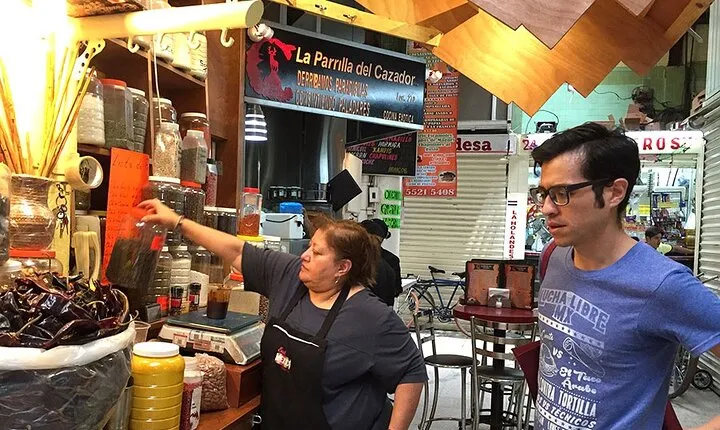 Private Market Tour, Cooking Class in Mexico City with Alex & Ale