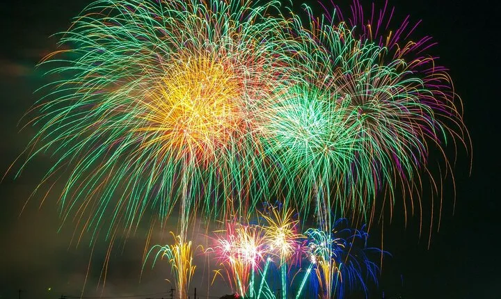 New Years Eve Fireworks on Biscayne Bay 