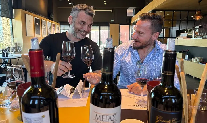 Athens by Night Walking and Wine Tasting Experience