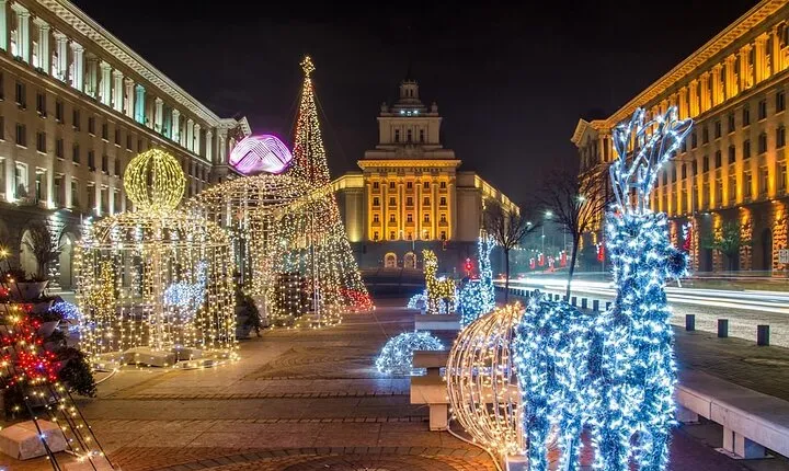 Christmas Tour of Sofia: The City of Lights & Holiday Cheer!