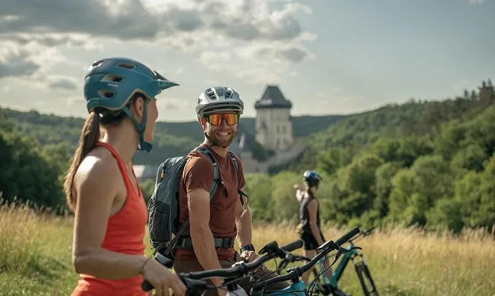 E-Bike Full-Day Trip From Prague: The Mighty Karlstejn Castle
