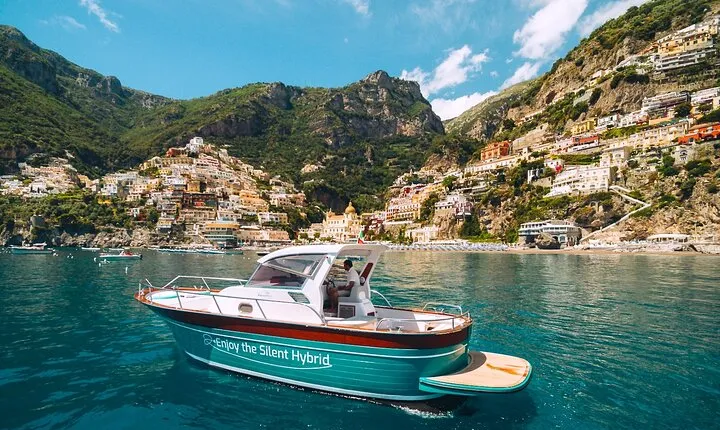 Day Trip to Amalfi Coast and Ieranto Bay in a Hybrid Eco Boat