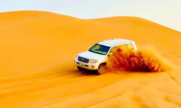 Evening Desert Safari Dubai with Camel Ride & BBQ dinner