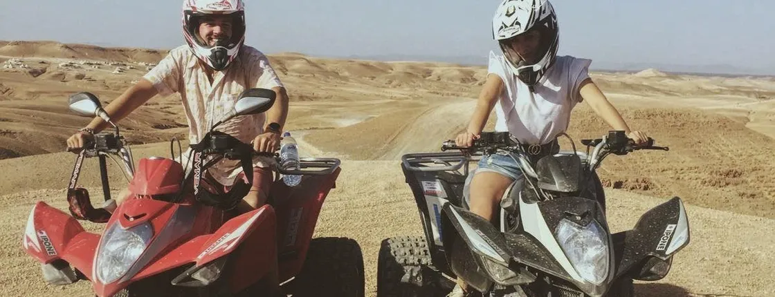 Half-day quad bike adventure in the Agafay desert from Marrakech