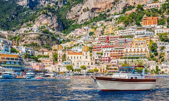 Full day Small Group Boat Tour of the Amalfi Coast from Naples